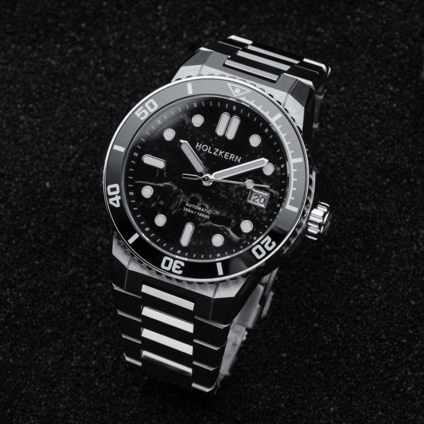 HOLZKERN Deepdiver Herren - Marmor & Silber