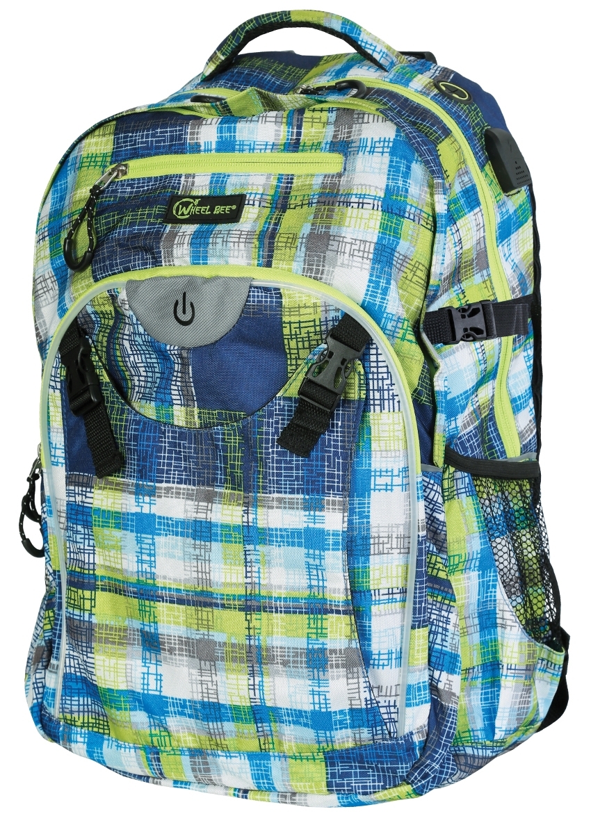 WHEEL BEE Backpack Generation Z blue/white/green