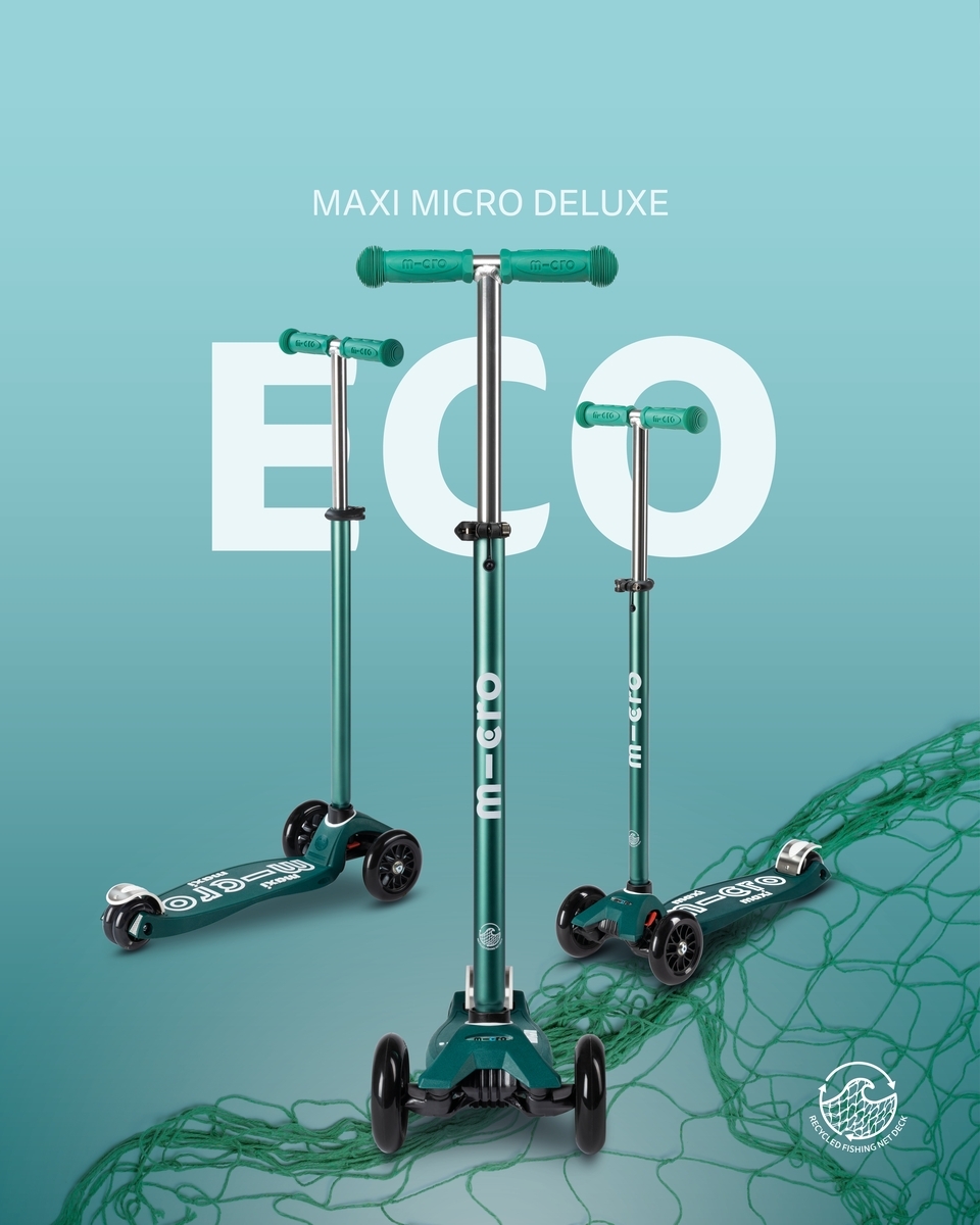 MICRO MOBILITY Maxi Micro Deluxe ECO Green