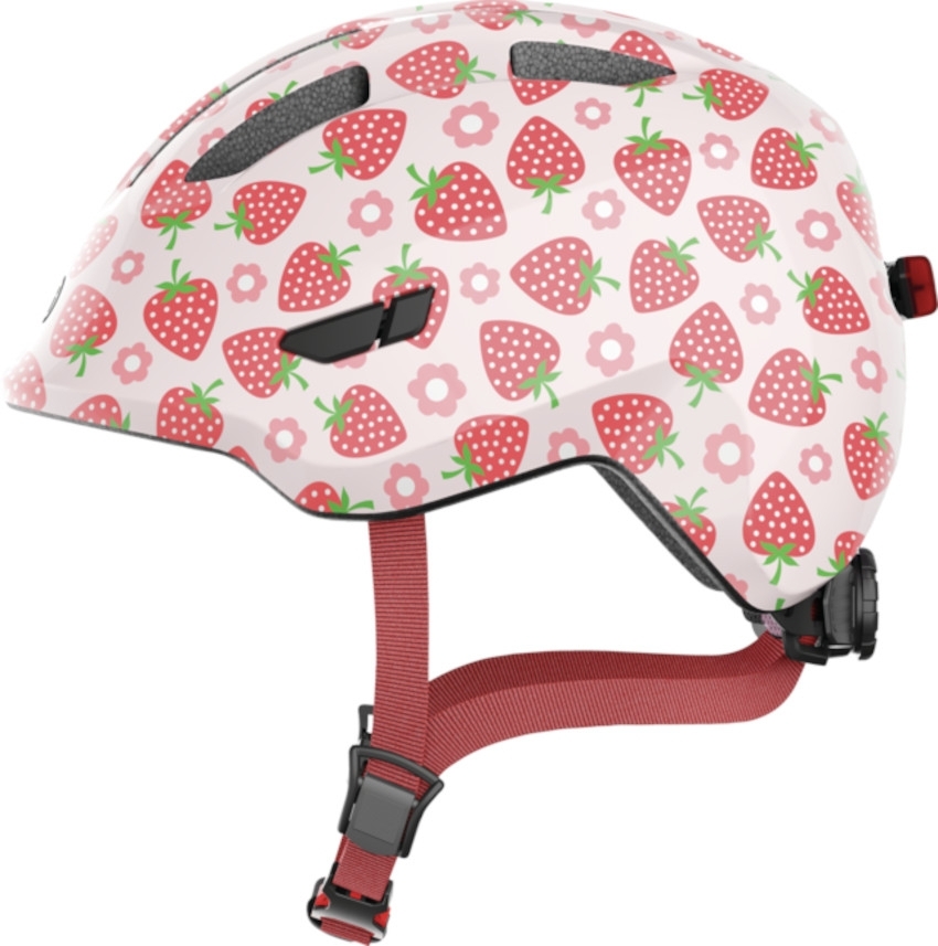 ABUS Kinderhelm Smiley 3.0 LED - S rose strawberry