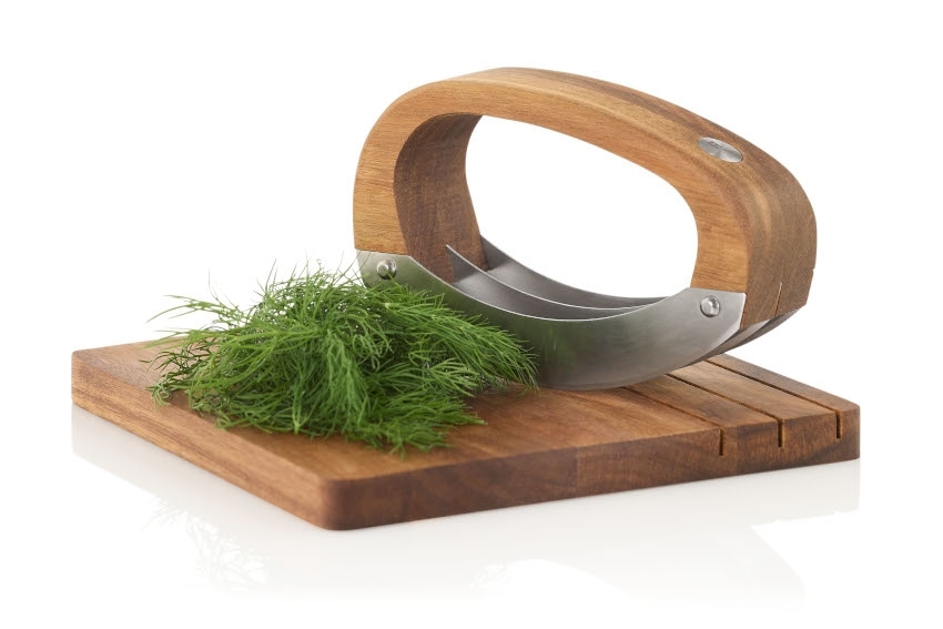 ADHOC Wiegemesser RoccaVerde mit Schneidebrett