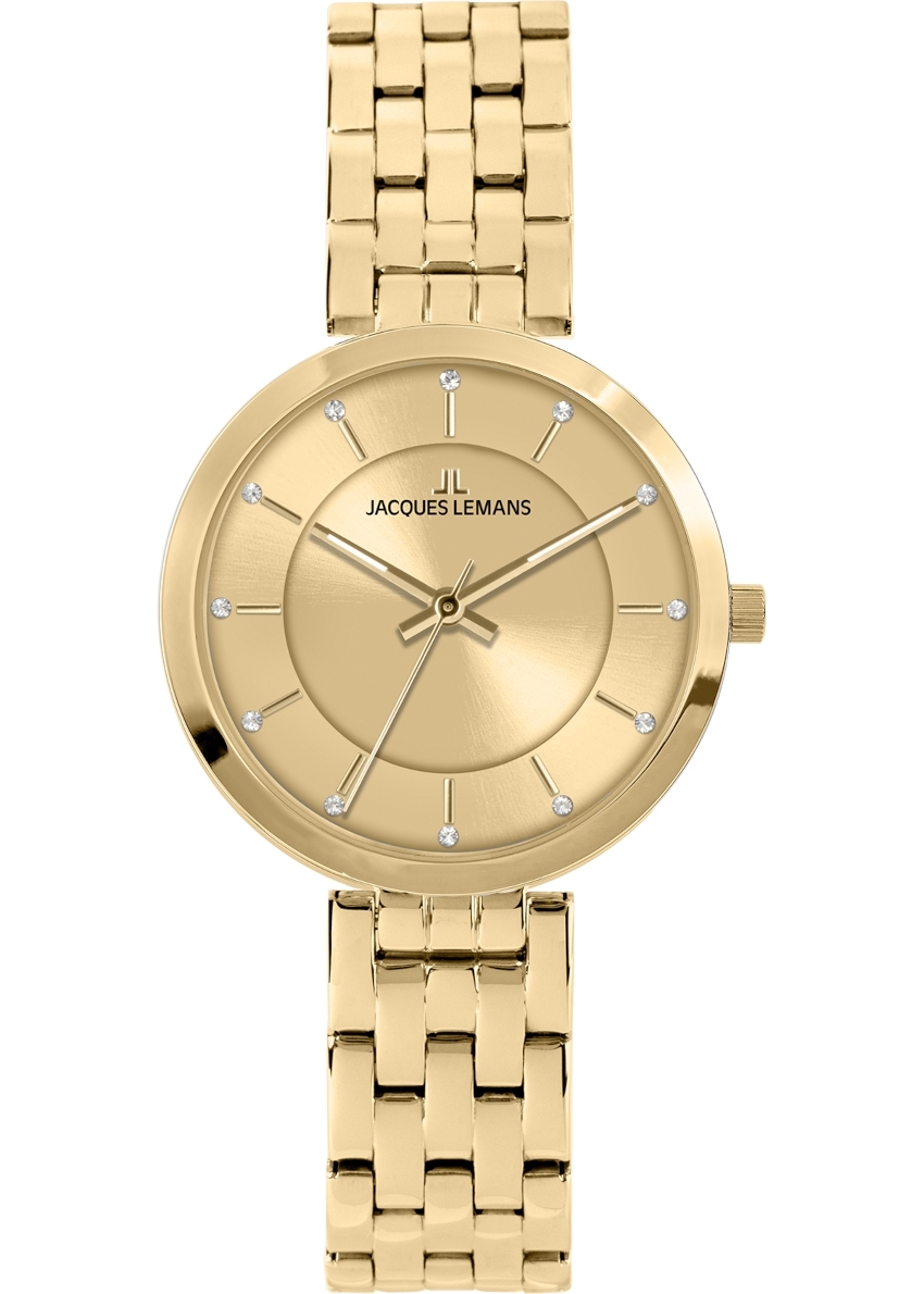 JACQUES LEMANS Milano 32 mm Damenuhr - gold