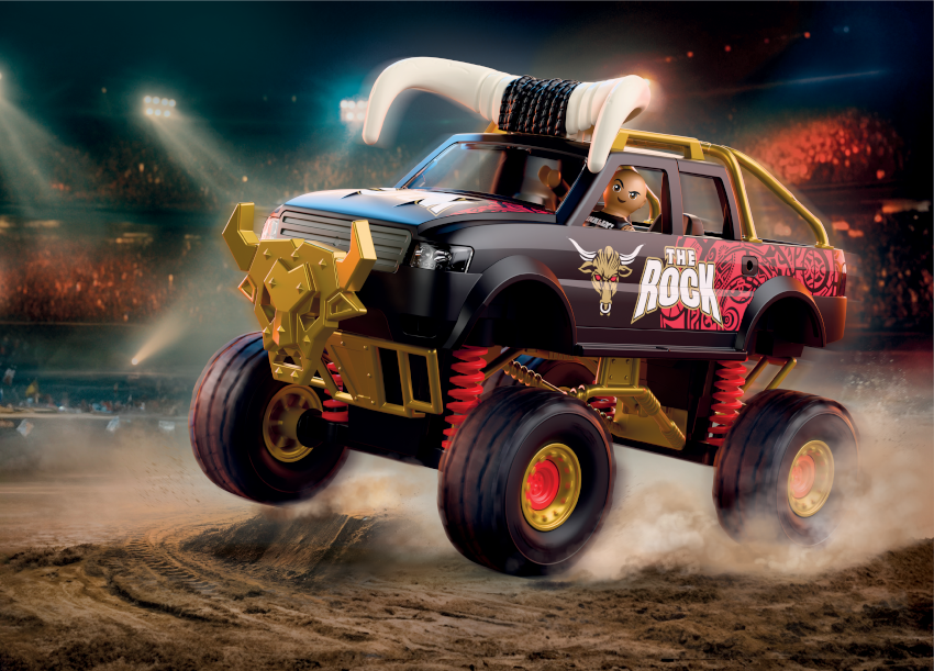 PLAYMOBIL WWE The Rock Monster Truck