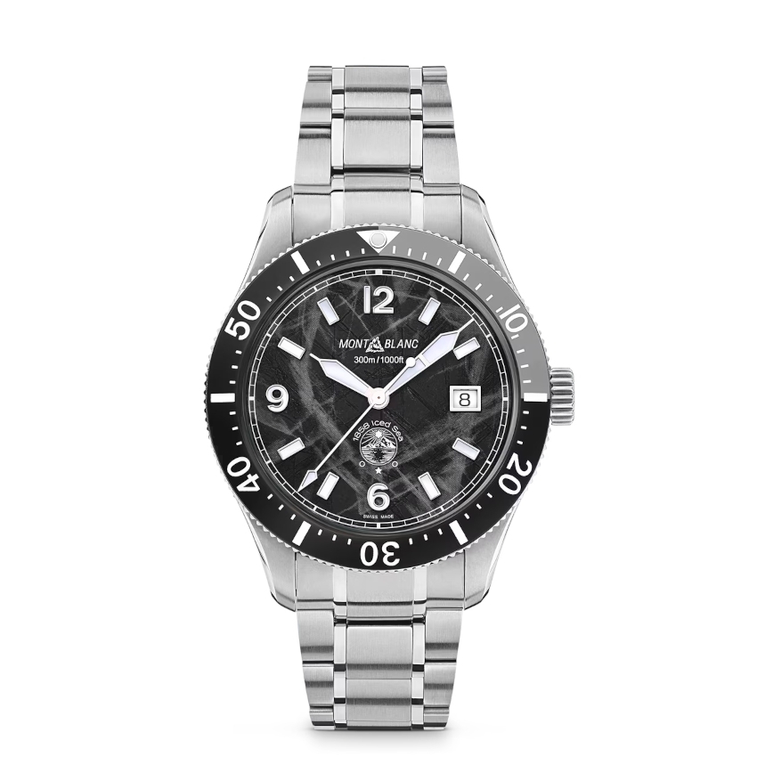 MONTBLANC 1858 Iced Sea Automatic Date - schwarz