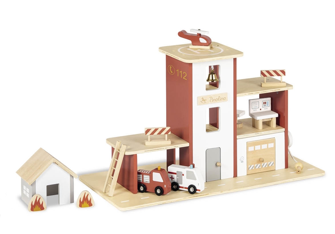 PINOLINO Feuerwache Ben mit Zubehör