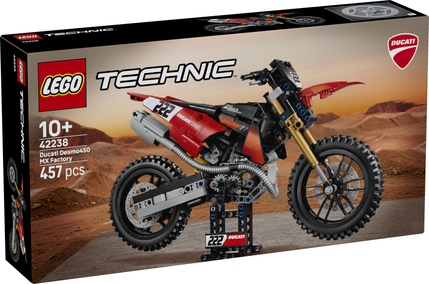 LEGO Technic Ducati Desmo450 MX Factory Motorrad