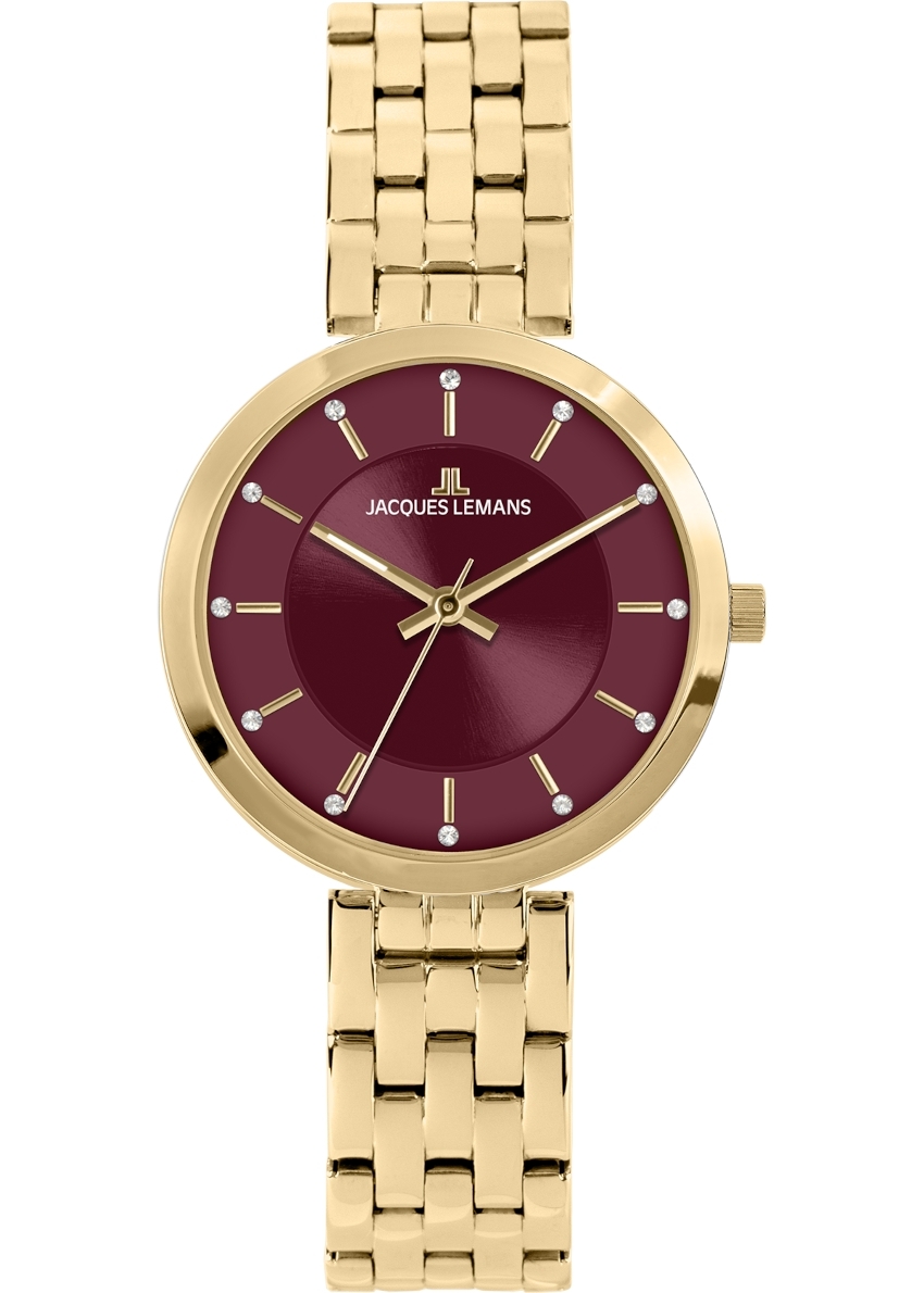 JACQUES LEMANS Milano 32 mm Damenuhr - rot