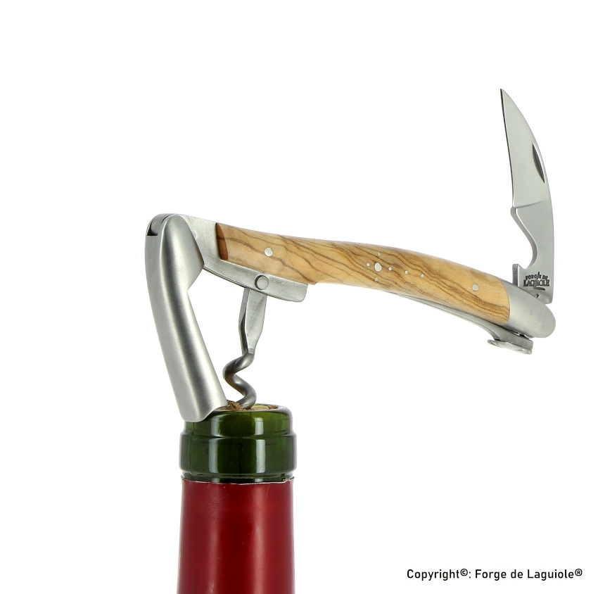 LAGUIOLE Kellnermesser Olivenholzgriff matt