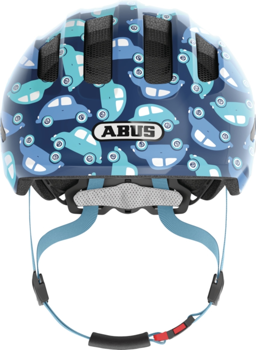 ABUS Kinderhelm Smiley 3.0 LED - S blue car