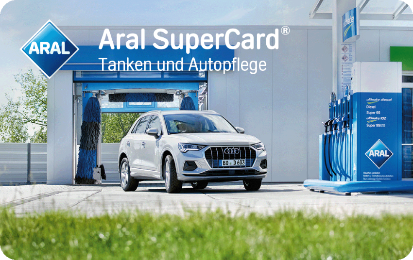 Aral SuperCard OV Tanken und Autopflege EUR 25