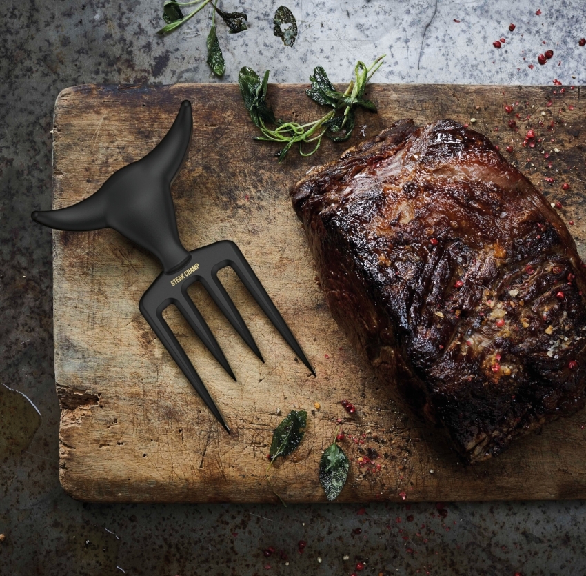 STEAK CHAMP Black Bull Fork Fleischgabel