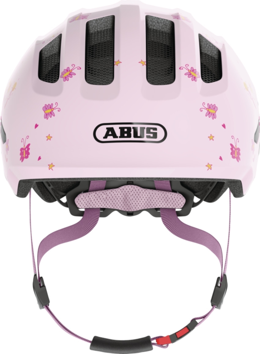 ABUS Kinderhelm Smiley 3.0 LED - M rosa princess