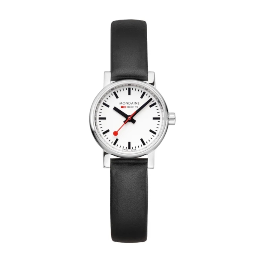 MONDAINE EVO2 26mm Damenuhr - schwarz