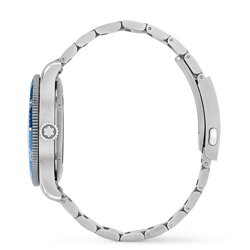 MONTBLANC 1858 Iced Sea Automatic Date - blau