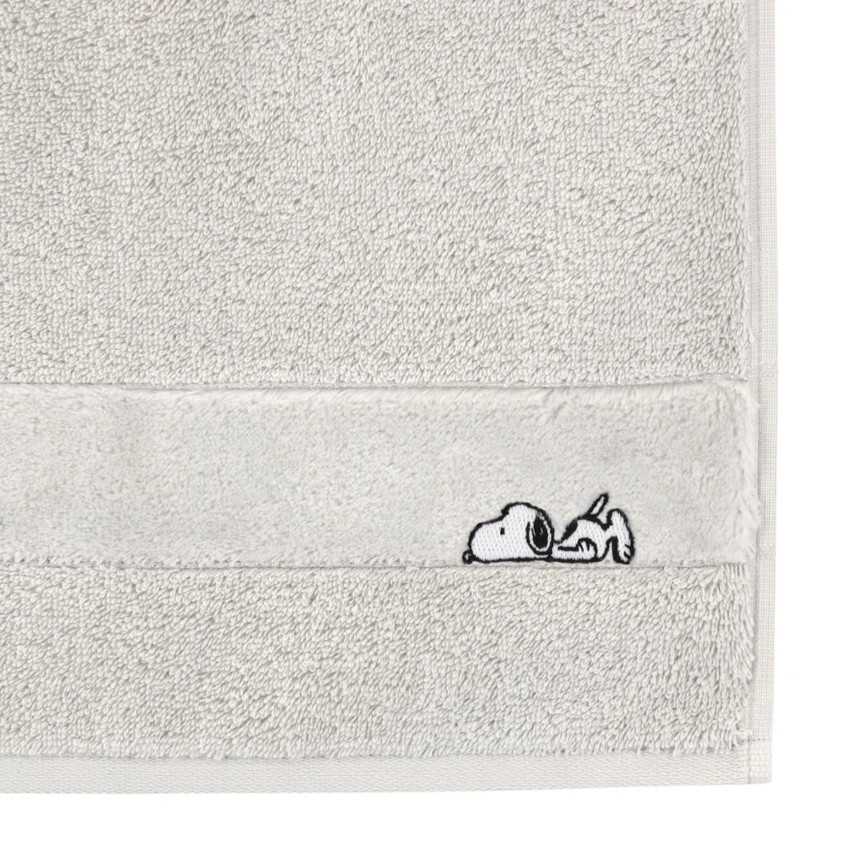 VOSSEN Handtuch Sleepy Snoopy, pearl grey