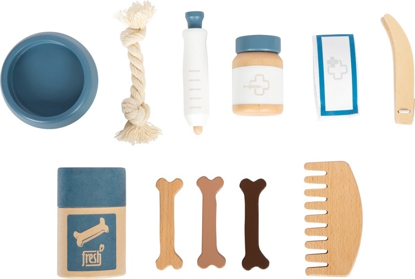 SMALLFOOT Hund mit Tasche und Pflegeset