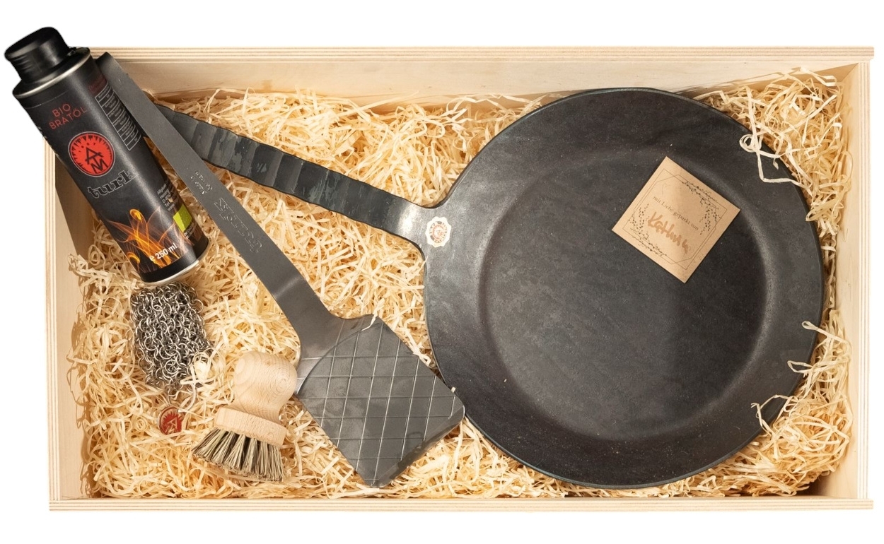 TURK geschmiedete Pfanne im Geschenkset