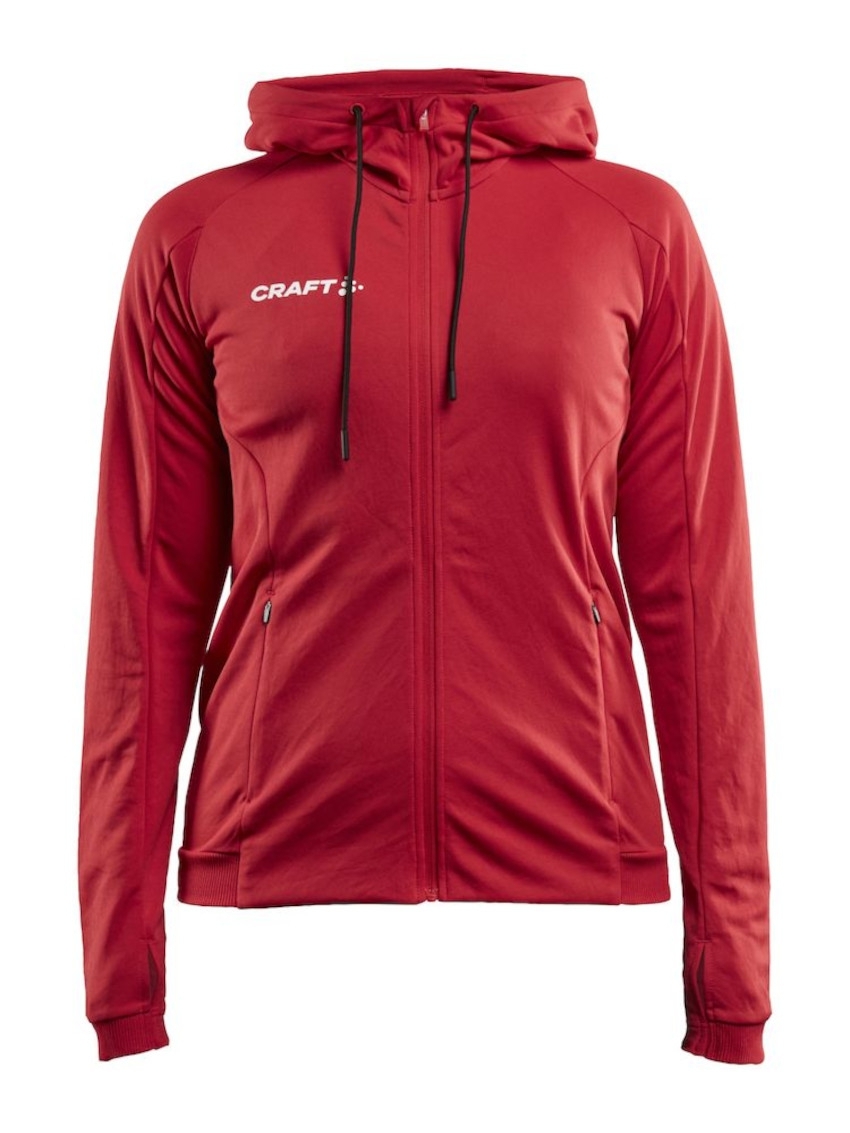 CRAFT Evolve Hood Jacket Damen, rot, Gr. S