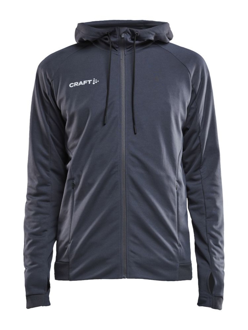 CRAFT Evolve Hood Jacket Herren, asphalt, M
