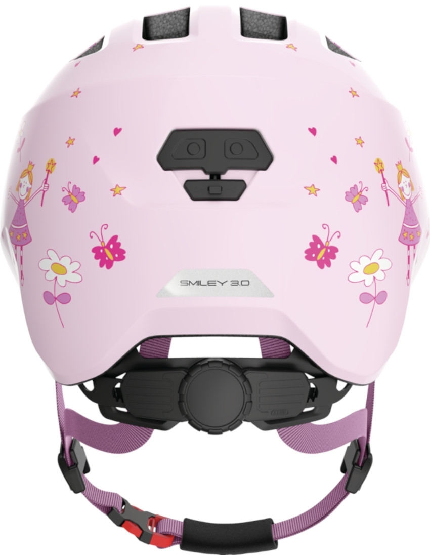 ABUS Kinderhelm Smiley 3.0 LED - M rosa princess