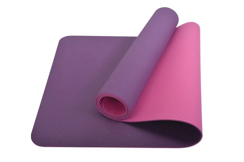 SCHILDKRÖT Yogamatte 4 mm Bicolor Violett/Rosa
