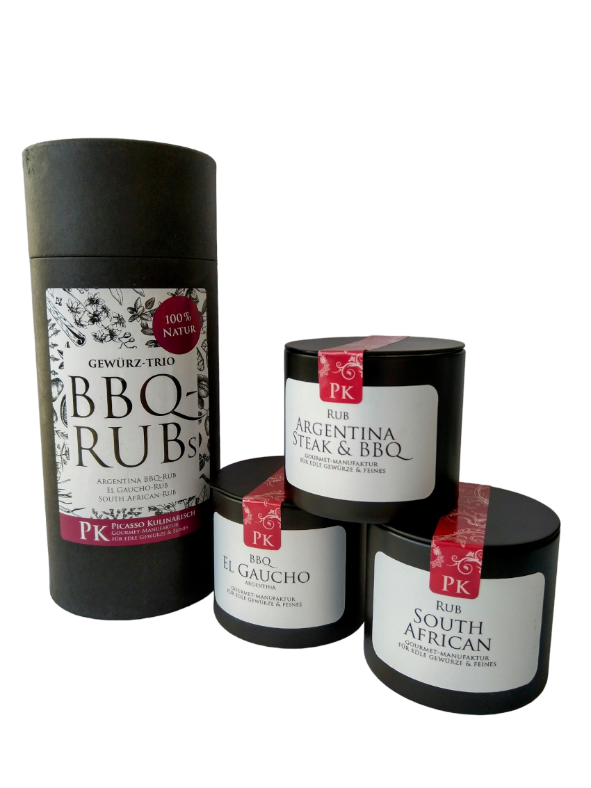 PICASSO KULINARISCH BBQ Rubs in Design Dose