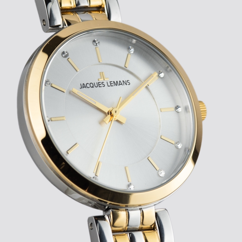 JACQUES LEMANS Milano 32 mm Damenuhr - weiß