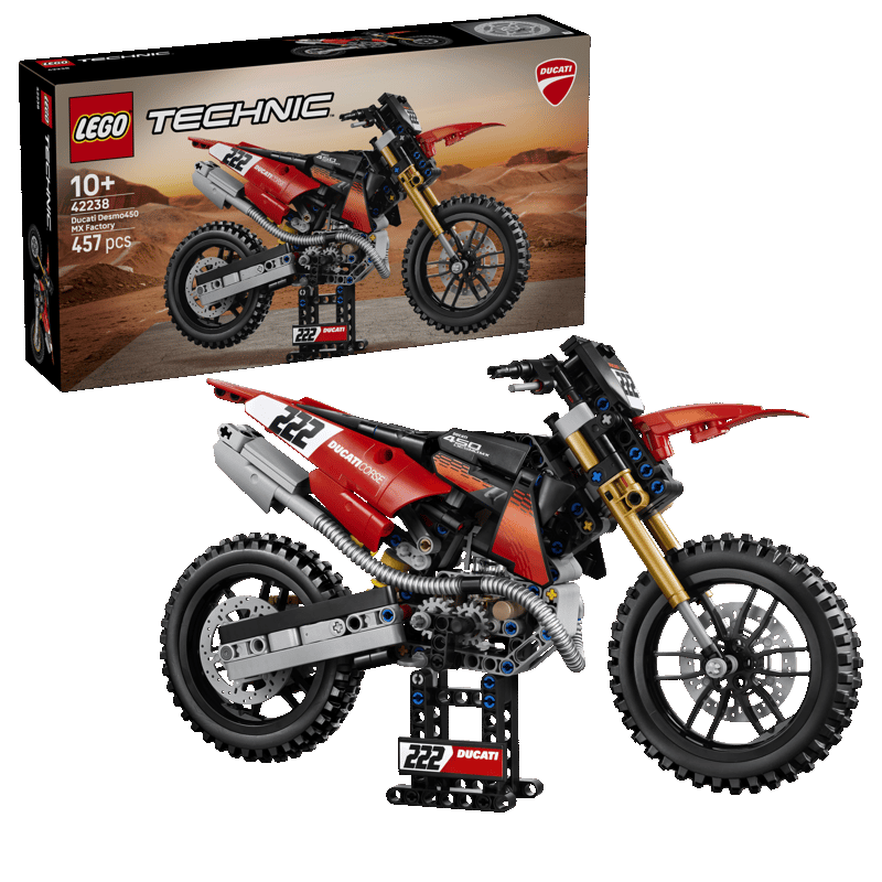 LEGO Technic Ducati Desmo450 MX Factory Motorrad