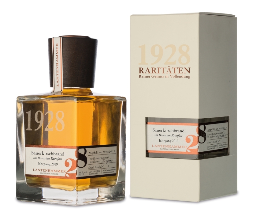 LANTENHAMMER 1928 RARITÄT Sauerkirschbrand