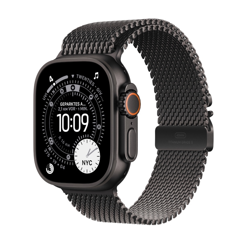 APPLE Watch Ultra 3, 49 mm, Titanium Black, L