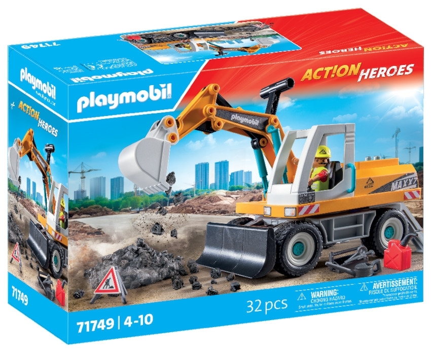 PLAYMOBIL Großer Bagger 71749