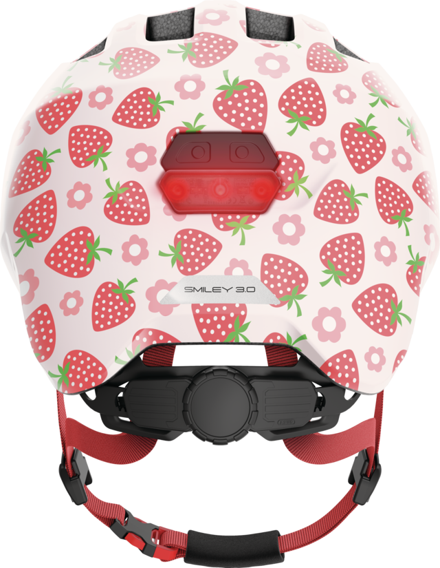 ABUS Kinderhelm Smiley 3.0 LED - S rose strawberry