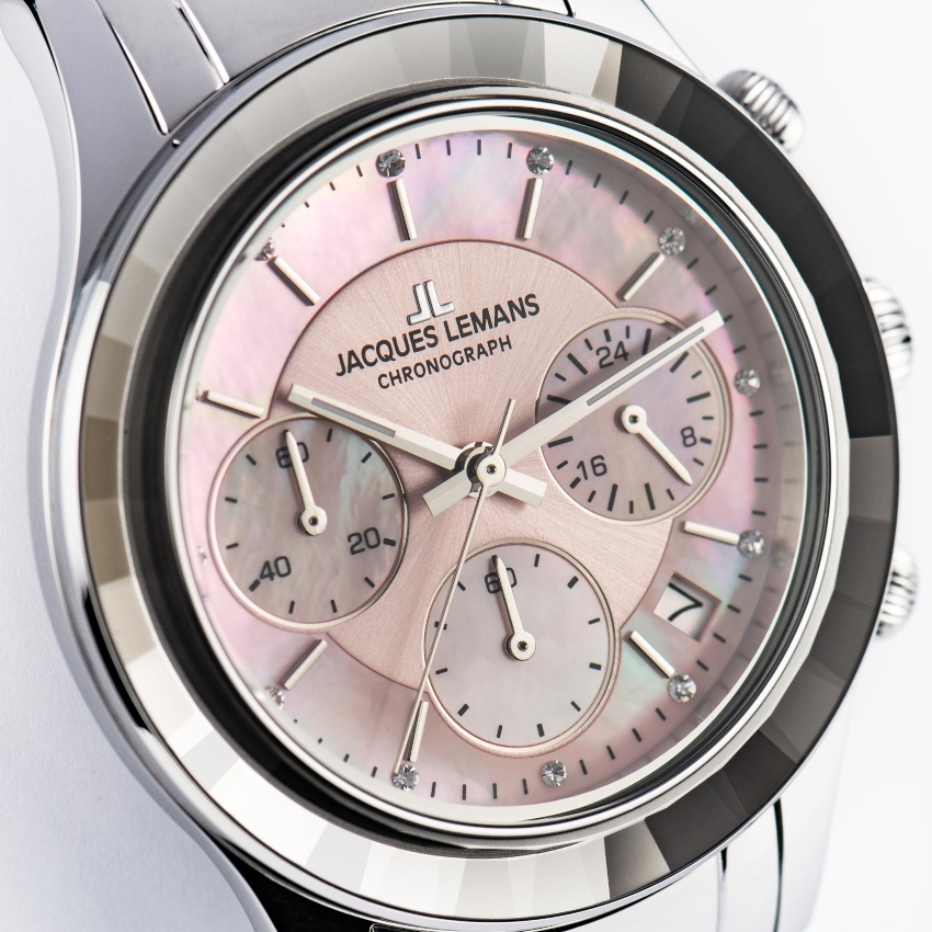 JACQUES LEMANS Venice 38 mm Damenuhr - rosa
