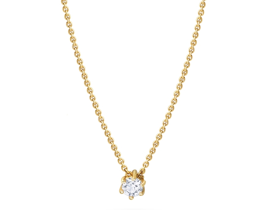 JMC Diamant Anhänger und Kette Gelbgold 0,5 ct
