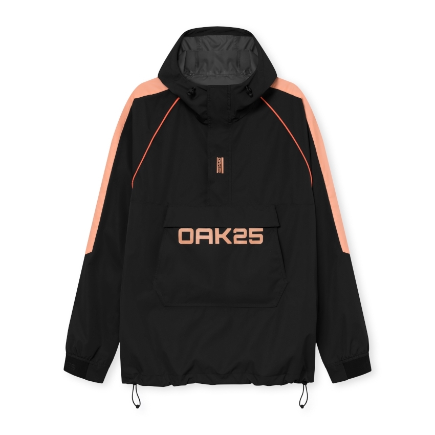 OAK25 Commute Windbreaker L, black-peach