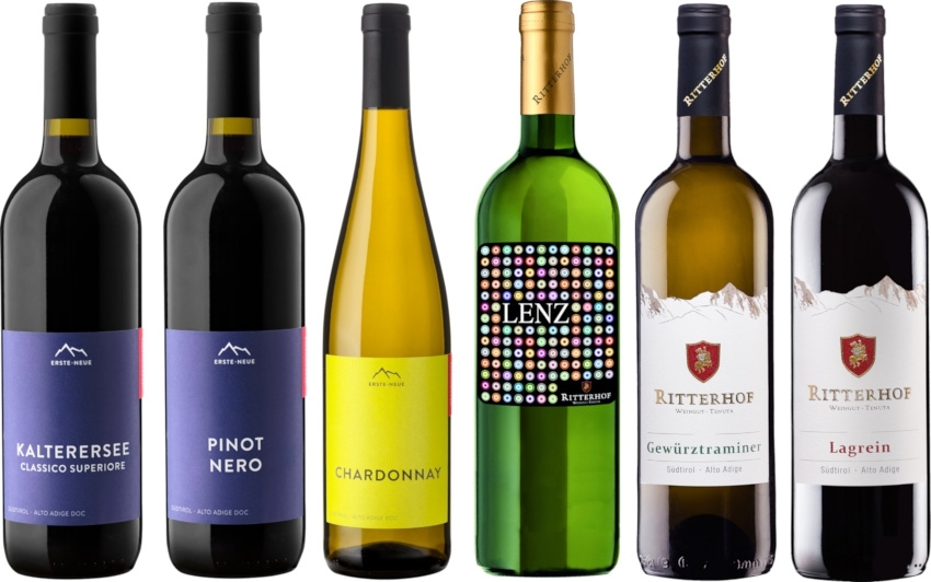 Weinselektion aus Südtirol