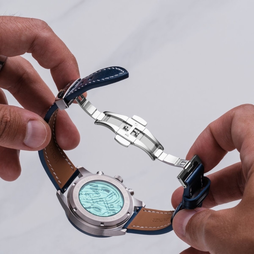 HOLZKERN Neverrest Titanuhr