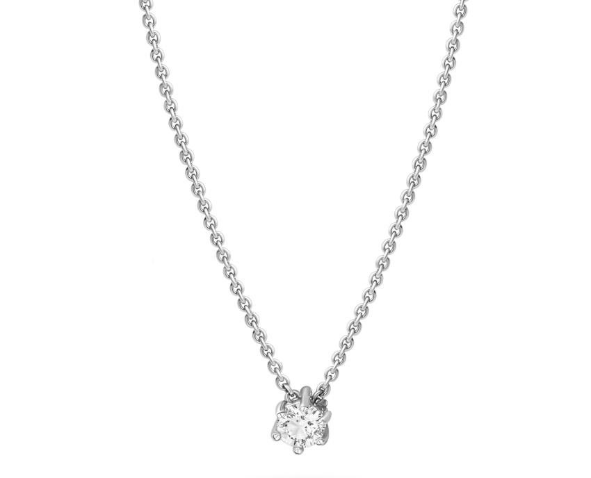 JMC Diamant Anhänger und Kette Weißgold 0,5 ct