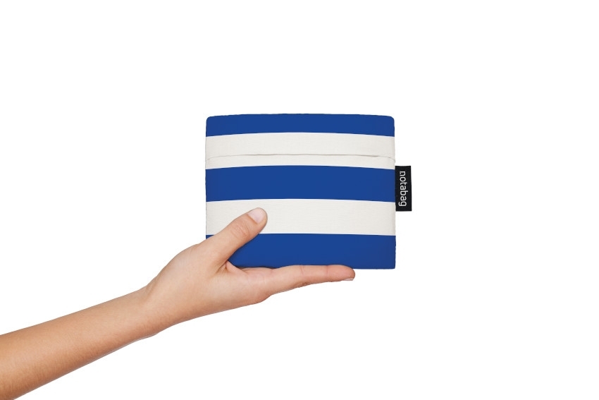 NOTABAG Original Tasche, blau/weiß gestreift