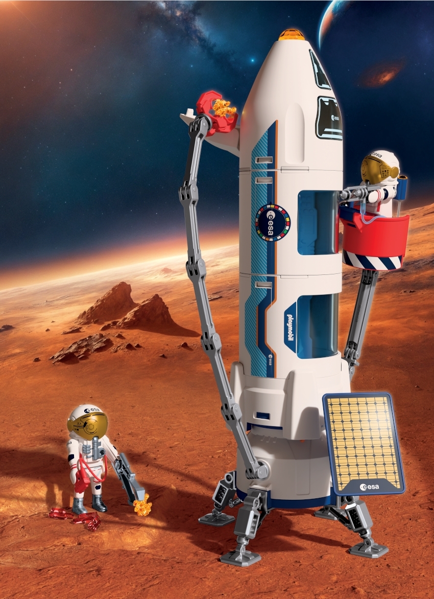 PLAYMOBIL ESA: Mars-Forschungsrakete