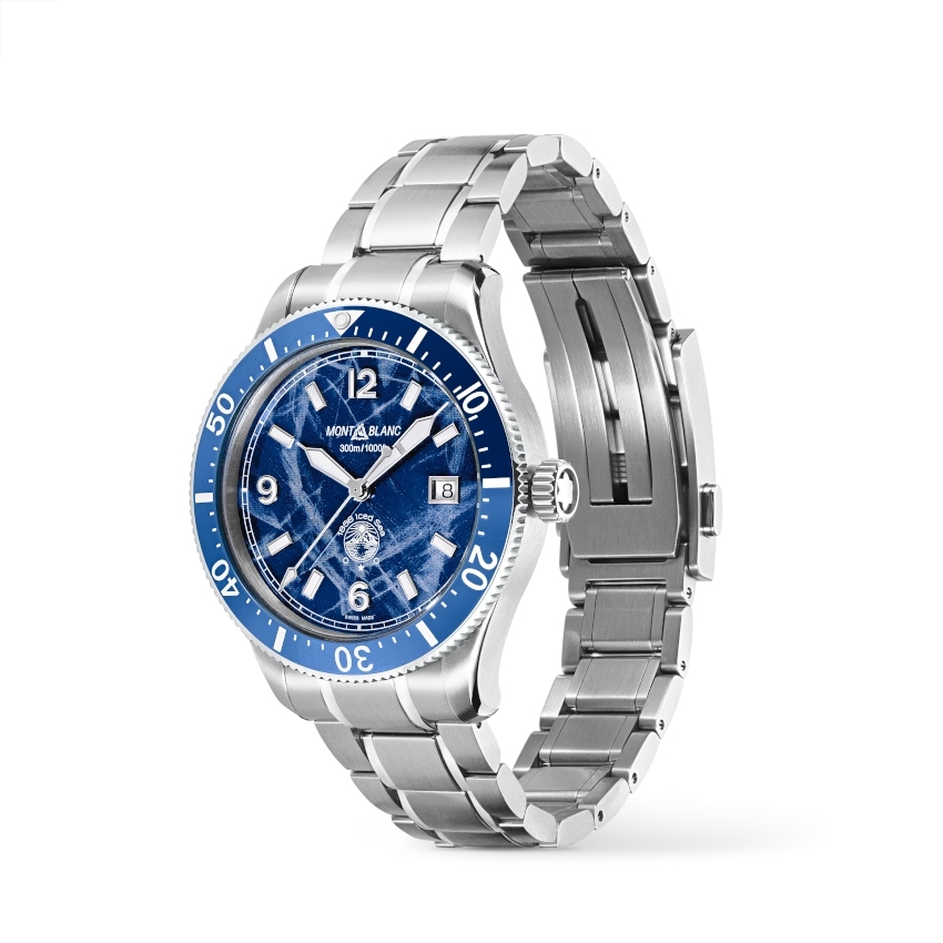 MONTBLANC 1858 Iced Sea Automatic Date - blau