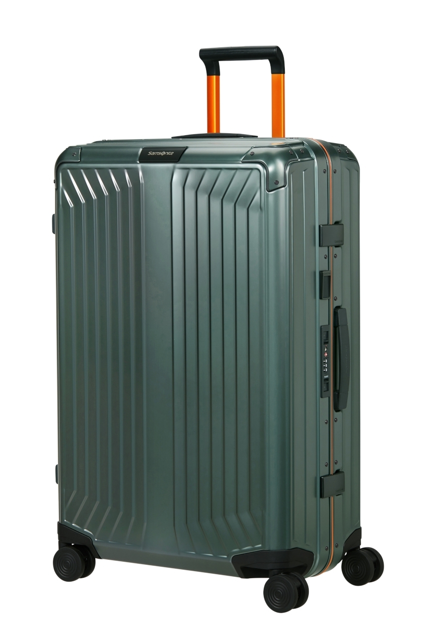 SAMSONITE Lite-Box Alu Spinner Sage/Orange 76