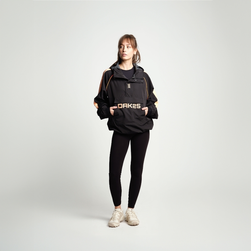 OAK25 Commute Windbreaker L, black-peach
