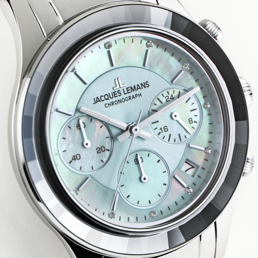 JACQUES LEMANS Venice 38 mm Damenuhr - blau