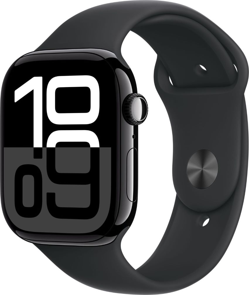 APPLE Watch Series 10 Schwarz, 46 mm Band M/L