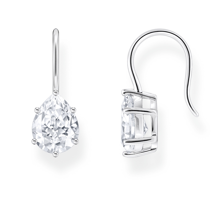 THOMAS SABO Ohrhänger mit großem Zirkoniatropfen