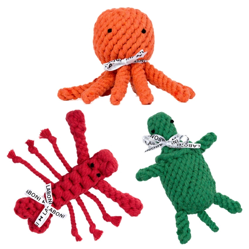 LABONI Hundespielzeug Set Little Ocean