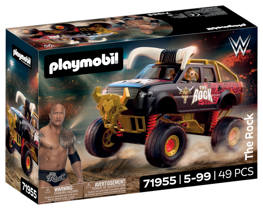 PLAYMOBIL WWE The Rock Monster Truck