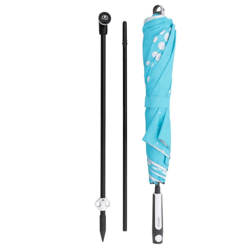 DOPPLER Expert Manuel Multi Sonnenschirm Hellblau