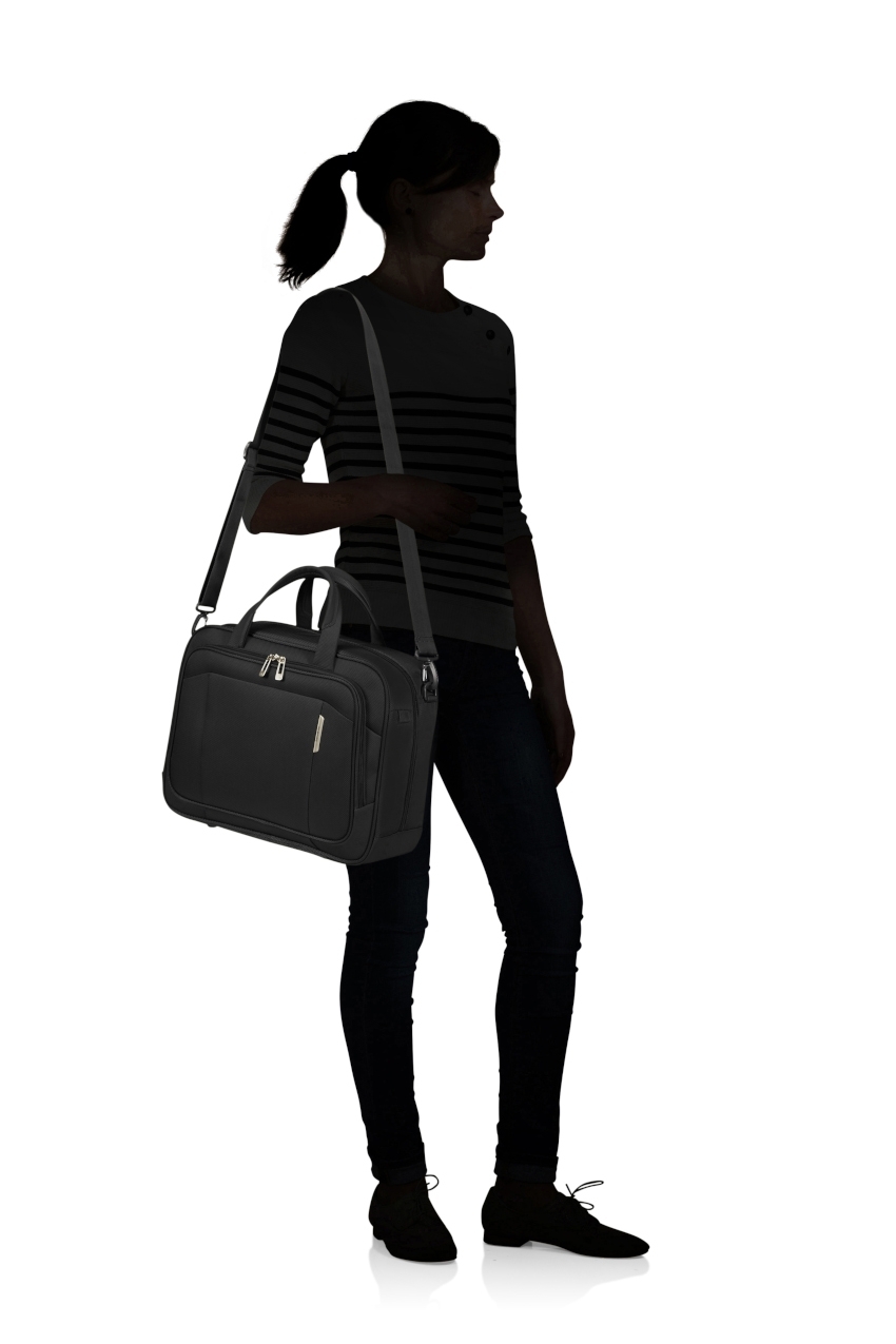 Samsonite Respark Laptop-Schultertasche schwarz